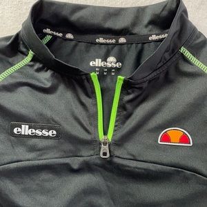 Ellesse Medium Men’s Black Track Top With Zipper